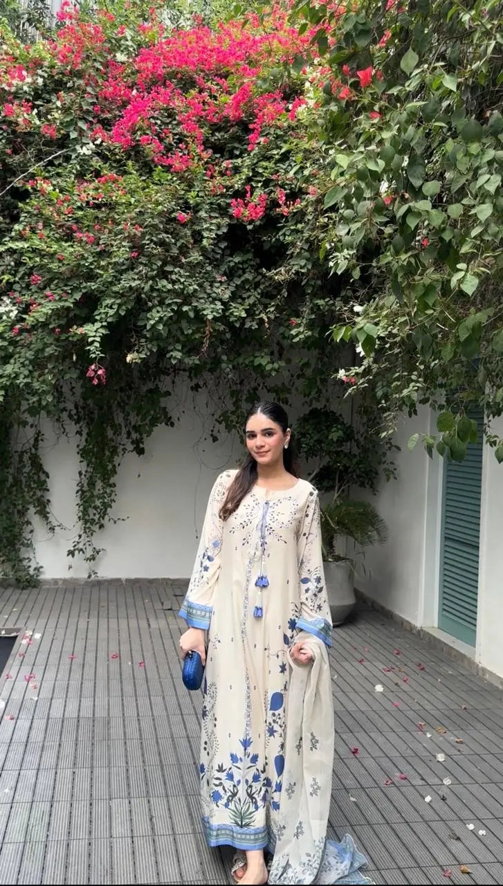 Ivory Knots – 3 Piece Ready to Wear