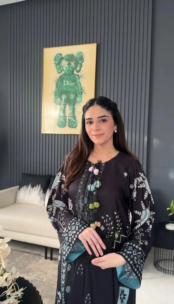 Midnight Bloom Kaftan – Ready to Wear