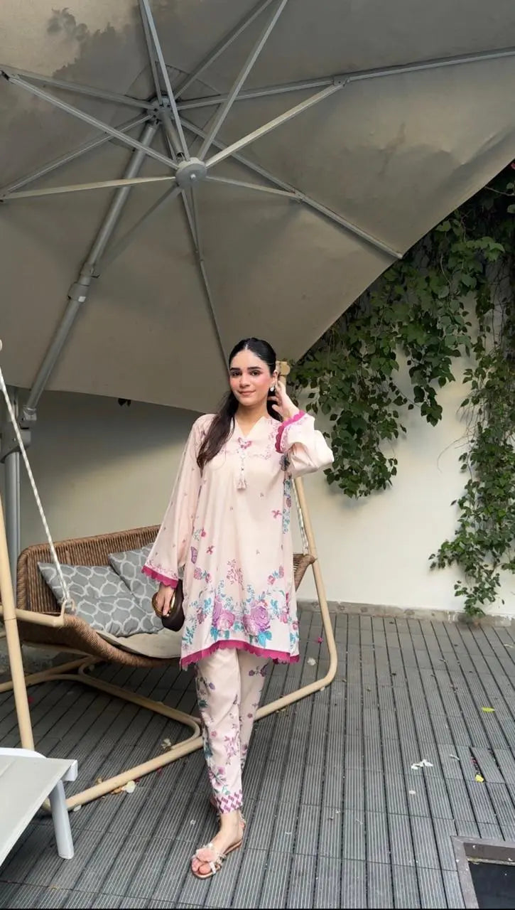 Peach Blossom – 2 Piece Ready to Wear