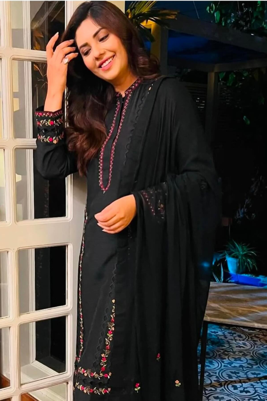 Sunita Marshall in Timeless Black Embroidery