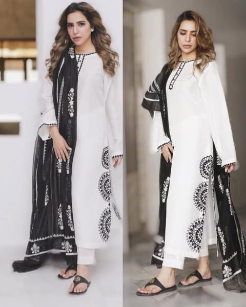 Grace in Contrast: Black & White Royalty