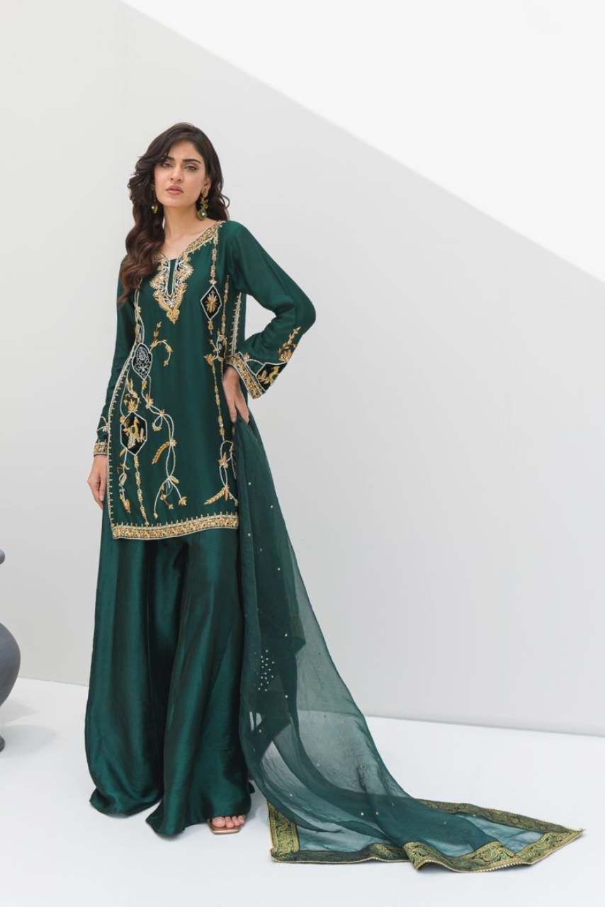 Bottle Green Elegance