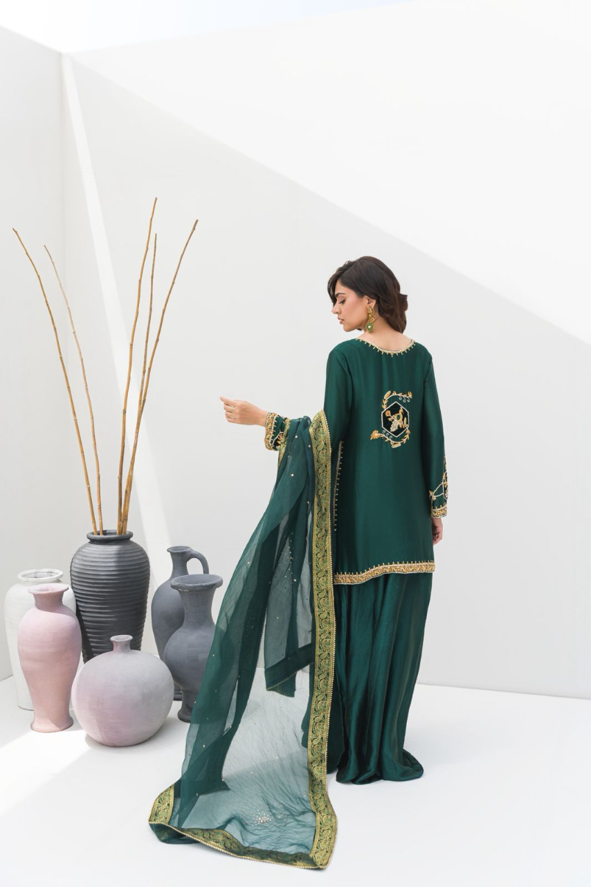 Bottle Green Elegance