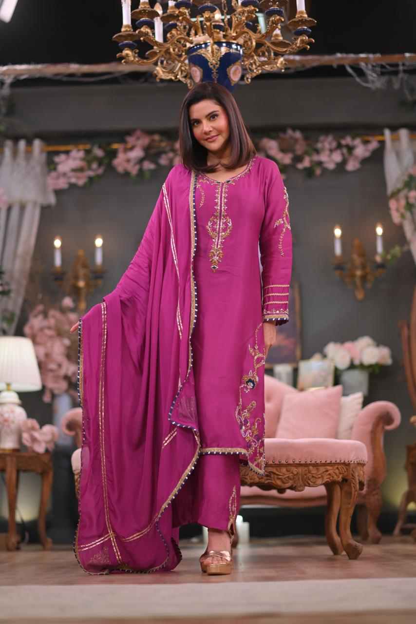 Majenta Magic: Handcrafted Luxury on Sheesha Silk