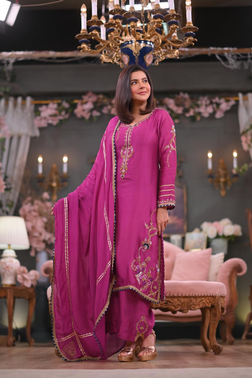 Majenta Magic: Handcrafted Luxury on Sheesha Silk