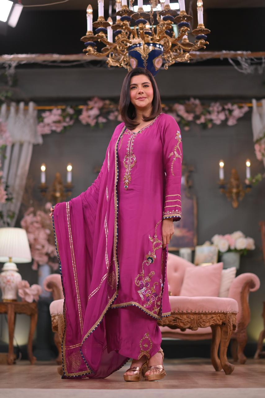 Majenta Magic: Handcrafted Luxury on Sheesha Silk