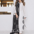 Grace in Contrast: Black & White Royalty