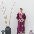 Deep Majenta Kaftan – A statement of regal grace