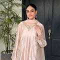 Blush Pink Embroidered 3 Piece Suit