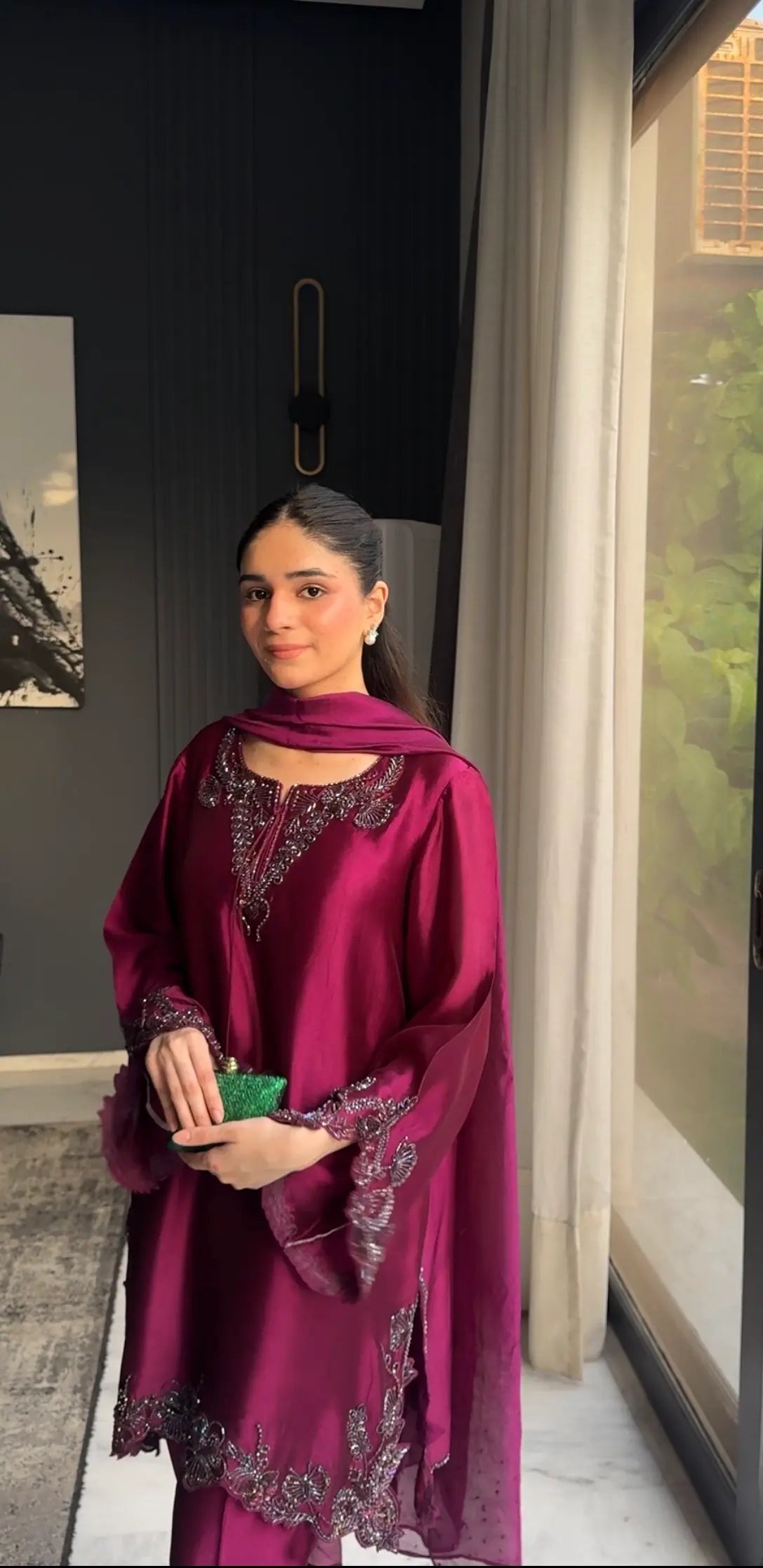 Raya Luxury Silk — Hand-Embellished Zardozi Outfit