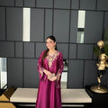Zarqash Magenta Kaftan