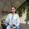 Blue Blossom – 2 Piece Ready to Wear