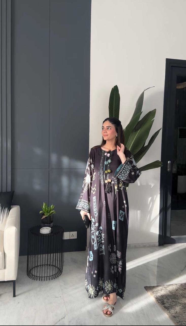 Midnight Bloom Kaftan – Ready to Wear