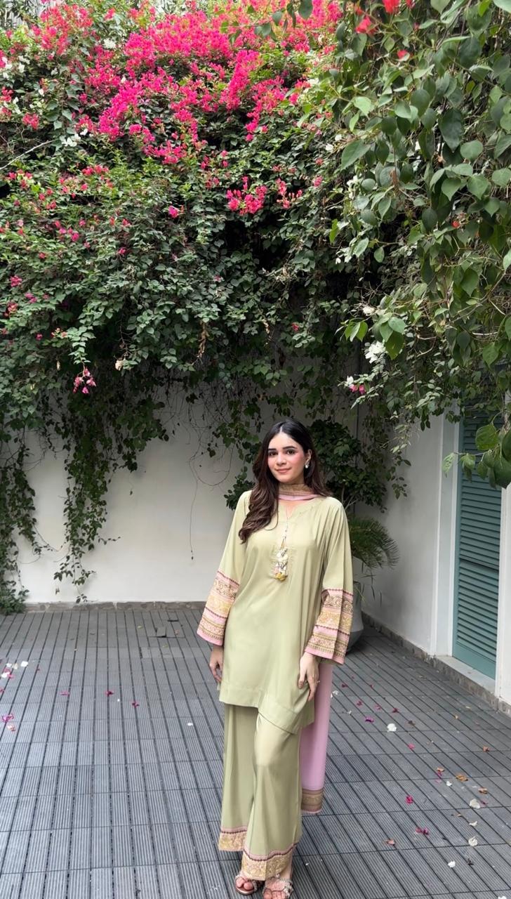 Sage Bloom – 3 Piece Ready to Wear